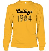 1984 Retro Vintage Birth Year Blast Unisex Long Sleeve Classic Tee