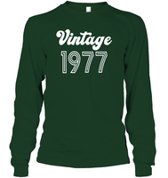 1977 Retro Vintage Birth Year Blast Unisex Long Sleeve Classic Tee