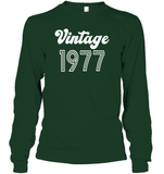 1977 Retro Vintage Birth Year Blast Unisex Long Sleeve Classic Tee