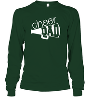 Cheer Dad With Megaphone Unisex Long Sleeve Classic Tee