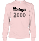 2000 Retro Vintage Birth Year Blast Unisex Long Sleeve Classic Tee