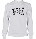 Lucky St Patrick's Day Shirt Unisex Long Sleeve Classic Tee