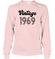 1969 Retro Vintage Birth Year Blast Unisex Long Sleeve Classic Tee