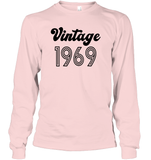 1969 Retro Vintage Birth Year Blast Unisex Long Sleeve Classic Tee