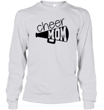 Cheer Mom With Megaphone Unisex Long Sleeve Classic Tee