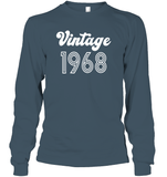 1968 Retro Vintage Birth Year Blast Unisex Long Sleeve Classic Tee