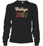 2003 Retro Vintage Birth Year Blast Unisex Shirt, Long Sleeve, Hoodie, Sweatshirt