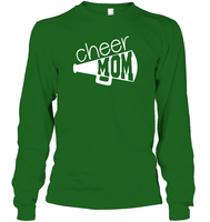 Cheer Mom With Megaphone Unisex Long Sleeve Classic Tee