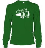 Cheer Mom With Megaphone Unisex Long Sleeve Classic Tee