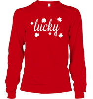 Lucky St Patrick's Day Shirt Unisex Long Sleeve Classic Tee