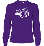 Cheer Mom With Megaphone Unisex Long Sleeve Classic Tee