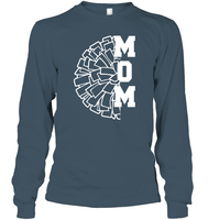 Cheer Mom With Pom Pom Unisex Long Sleeve Classic Tee