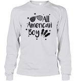 All American Boy 4th Of July Shirt Unisex Long Sleeve Classic Tee