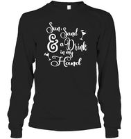 Sun Sand & A Drink In My Hand Bachelorette Shirt For Women