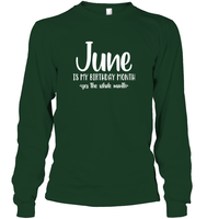 June Birthday Month Unisex Long Sleeve Classic Tee