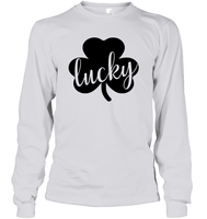 Lucky St Patrick's Day Shirt Unisex Long Sleeve Classic Tee