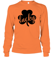 Lucky St Patrick's Day Shirt Unisex Long Sleeve Classic Tee