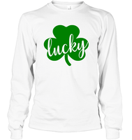 Lucky St Patrick's Day Shirt Unisex Long Sleeve Classic Tee