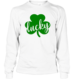Lucky St Patrick's Day Shirt Unisex Long Sleeve Classic Tee