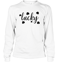 Lucky St Patrick's Day Shirt Unisex Long Sleeve Classic Tee