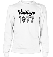 1977 Retro Vintage Birth Year Blast Unisex Long Sleeve Classic Tee