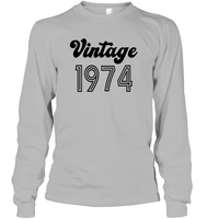 1974 Retro Vintage Birth Year Blast Unisex Long Sleeve Classic Tee