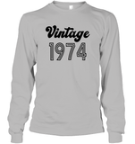 1974 Retro Vintage Birth Year Blast Unisex Long Sleeve Classic Tee
