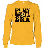 In My Baseball Era Sports Shirt Unisex Long Sleeve Classic Tee
