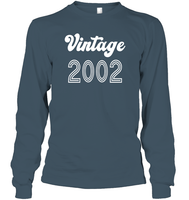 2002 Retro Vintage Birth Year Blast Unisex Long Sleeve Classic Tee