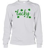 Lucky St Patrick's Day Shirt Unisex Long Sleeve Classic Tee