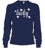 Lucky St Patrick's Day Shirt Unisex Long Sleeve Classic Tee