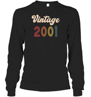 2001 Retro Vintage Birth Year Blast Unisex Shirt, Long Sleeve, Hoodie, Sweatshirt