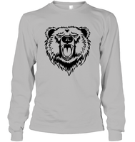 Angry Bear Shirt Unisex Long Sleeve Classic Tee