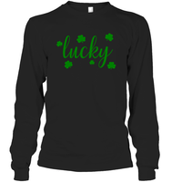 Lucky St Patrick's Day Shirt Unisex Long Sleeve Classic Tee