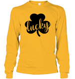 Lucky St Patrick's Day Shirt Unisex Long Sleeve Classic Tee