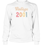2001 Retro Vintage Birth Year Blast Unisex Shirt, Long Sleeve, Hoodie, Sweatshirt