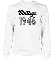 1946 Retro Vintage Birth Year Blast Unisex Long Sleeve Classic Tee