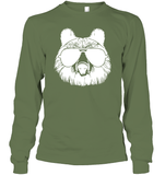 Cool Grizzly Bear Shirt Unisex Long Sleeve Classic Tee