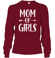 Mom Of Girls Family Shirt Unisex Long Sleeve Classic Tee