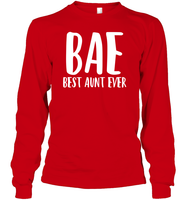 BAE Best Aunt Ever Family Shirt Unisex Long Sleeve Classic Tee