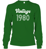 1980 Retro Vintage Birth Year Blast Unisex Long Sleeve Classic Tee