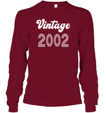 2002 Retro Vintage Birth Year Blast Unisex Long Sleeve Classic Tee
