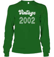 2002 Retro Vintage Birth Year Blast Unisex Long Sleeve Classic Tee
