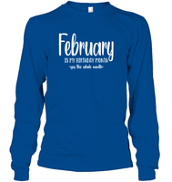 February Birthday Month Unisex Long Sleeve Classic Tee