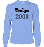 2008 Retro Vintage Birth Year Blast Unisex Long Sleeve Classic Tee
