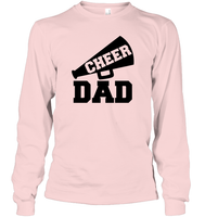 Cheer Dad With Megaphone Unisex Long Sleeve Classic Tee