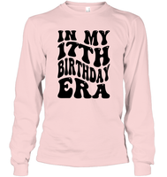 In My 17th Birthday Era Birthday Shirt Unisex Long Sleeve Classic Tee