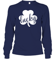 Lucky St Patrick's Day Shirt Unisex Long Sleeve Classic Tee