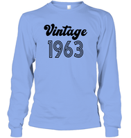 1963 Retro Vintage Birth Year Blast Unisex Long Sleeve Classic Tee