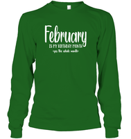 February Birthday Month Unisex Long Sleeve Classic Tee